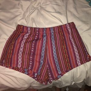 Boho Embroidered Shorts